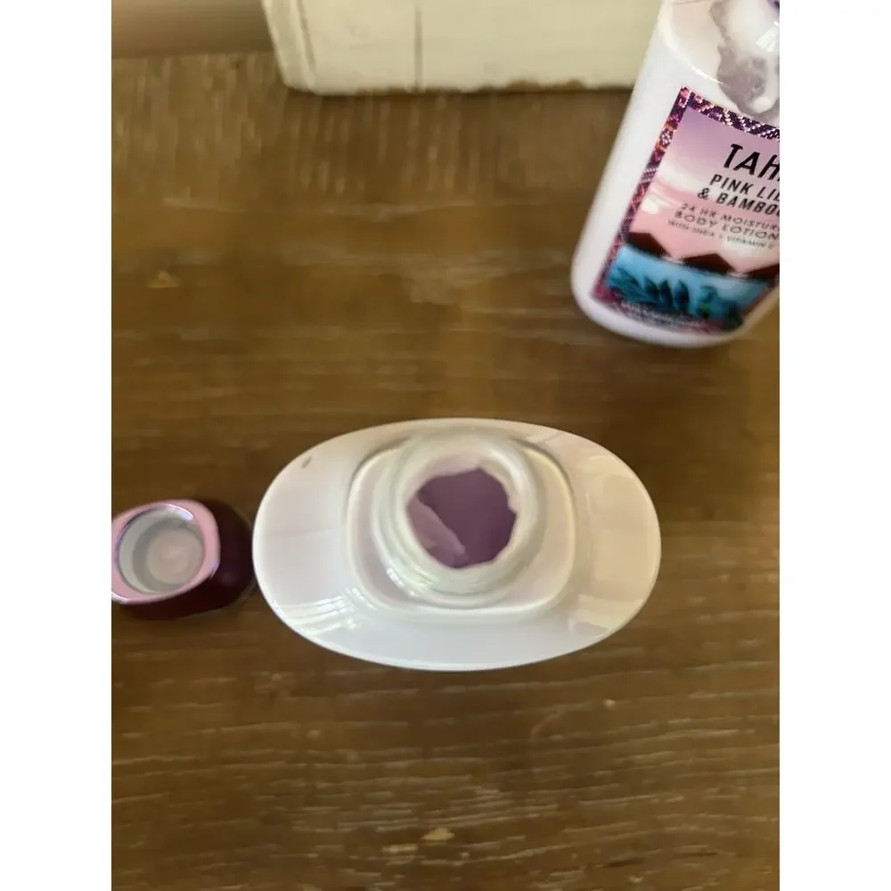 Bath&Body Works Body Lotion TAHITI PINK LILY & BAMBOO Set Of 2 Bottles Lotion